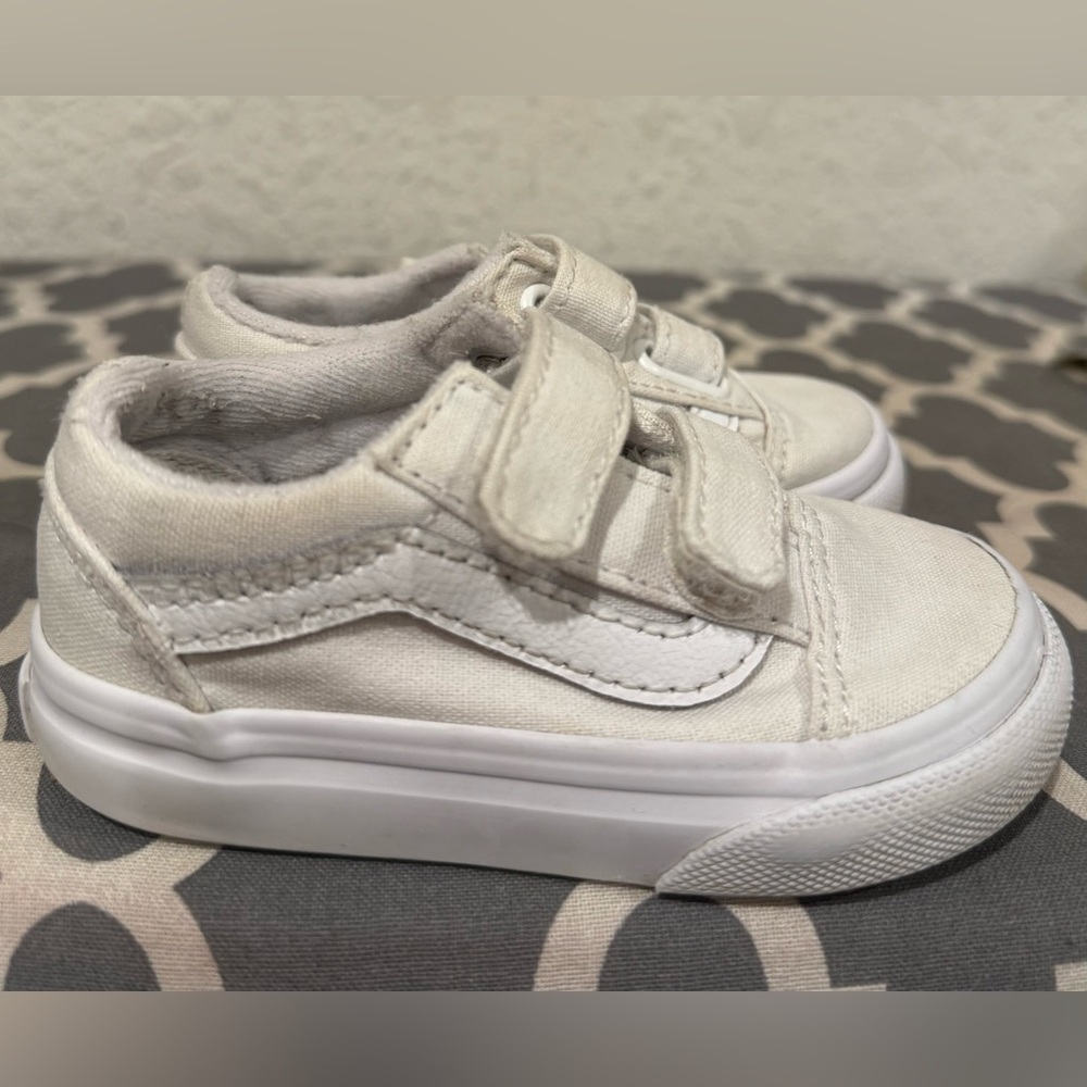 White Vans Sz 5